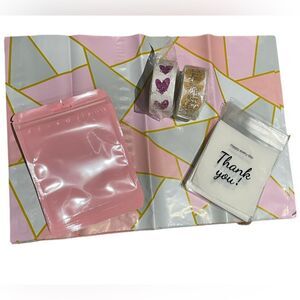 Shipping Bundle 1030 Piece Polymailer Stickers Mailer Pink #4